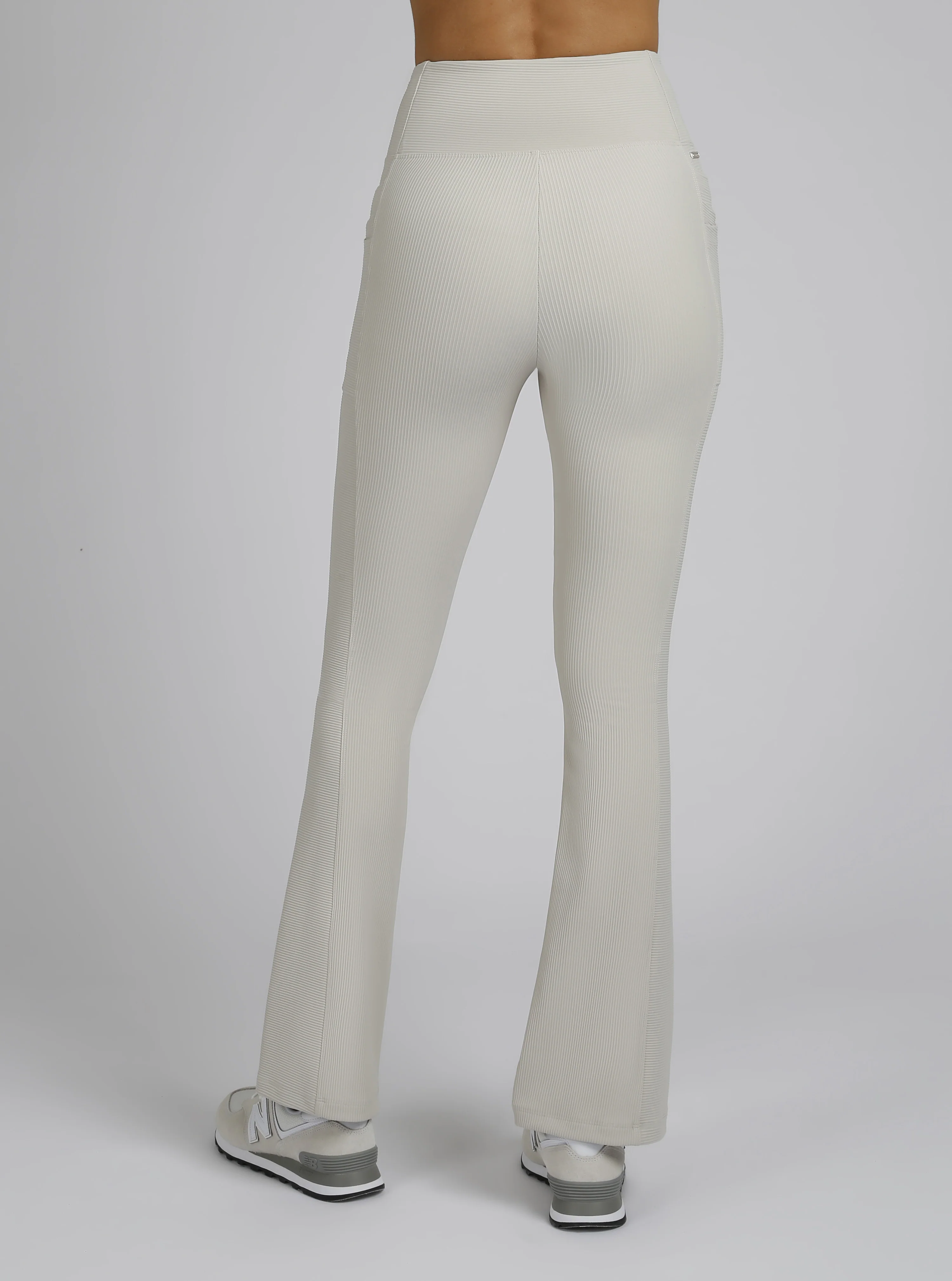 $129 Directional Rib Bootcut Gold Trims - Pumice - Image 8