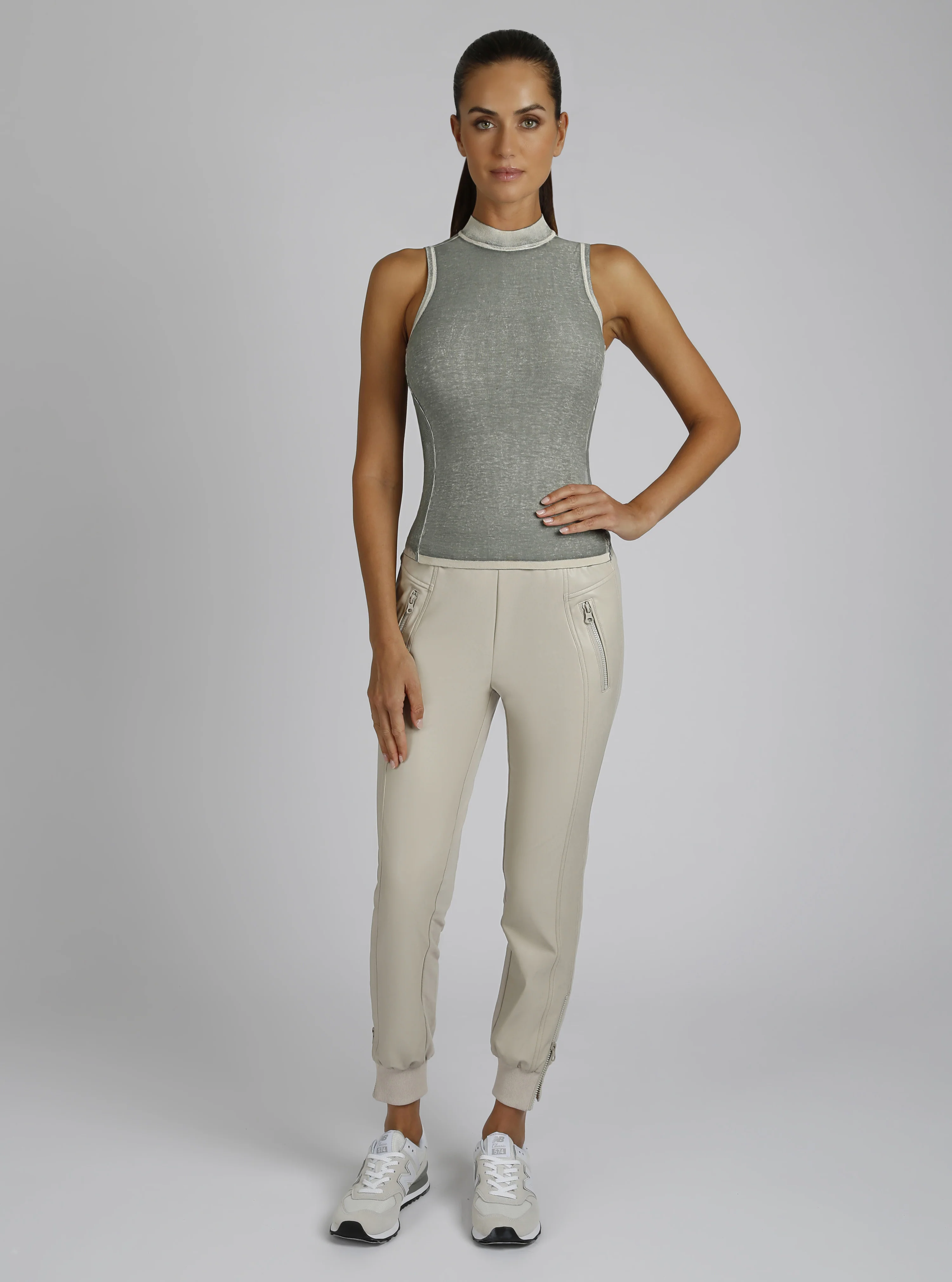 $39 Silk Cashmere LuxeKnit Astrid Mock Neck Top - FINAL SALE - Image 10