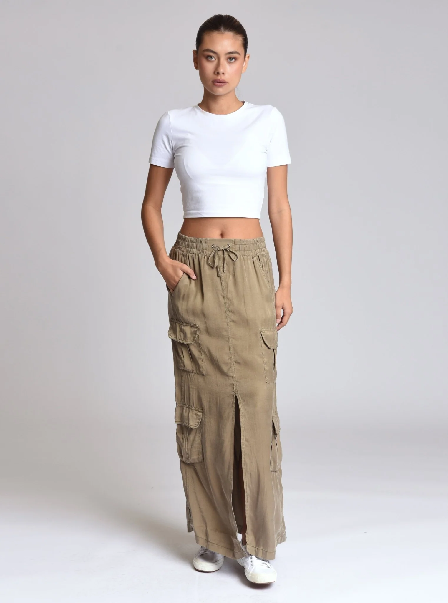 $49-$79 Phoenix Tencel Cargo Skirt - Image 7