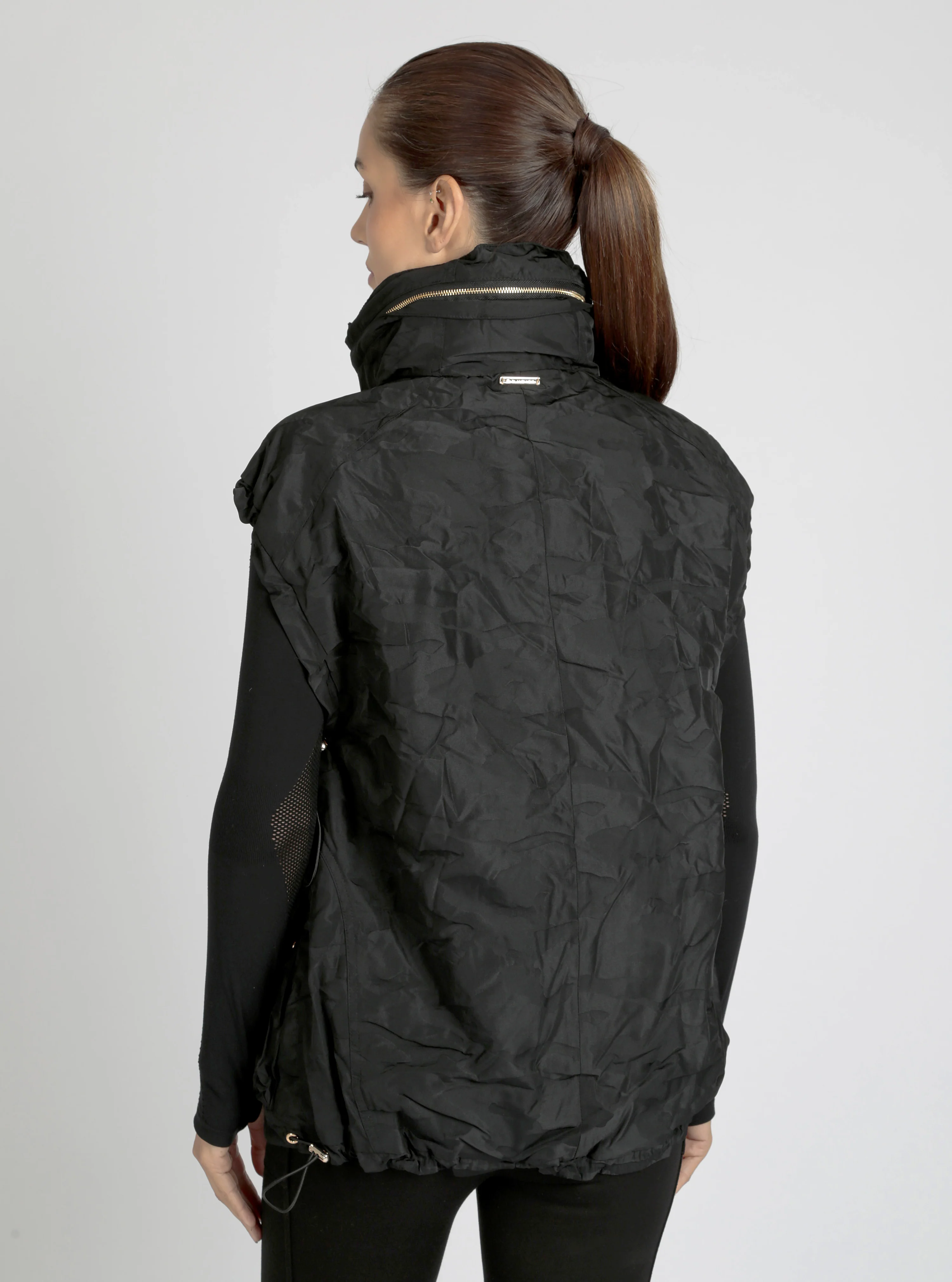 $49 Camo Oversized Svetlana Vest Gold Trims Black or Chocolate - FINAL SALE - Image 21
