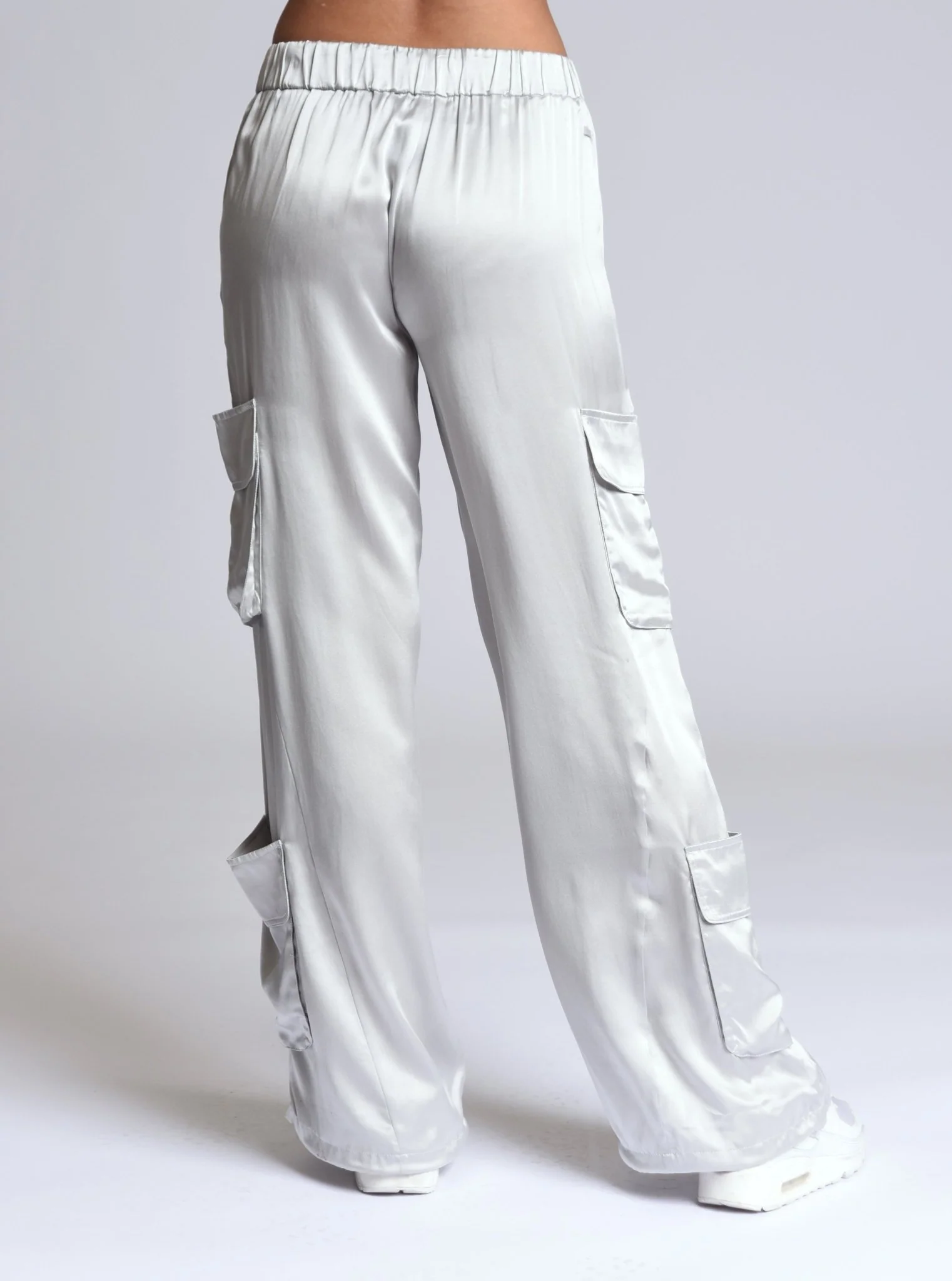 $25 Chelsea Silk Wide Leg Cargo Pant FINAL SALE - Image 11