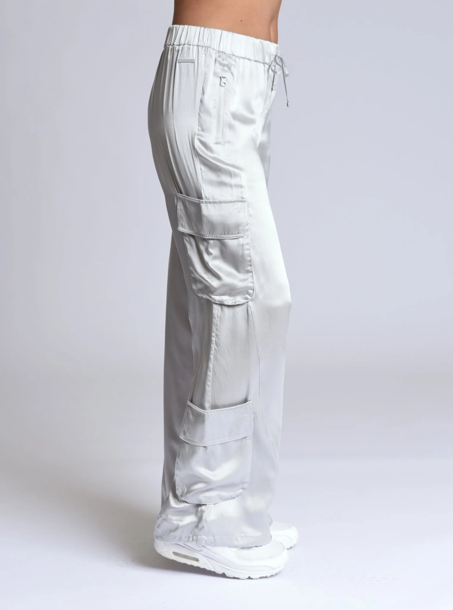 $25 Chelsea Silk Wide Leg Cargo Pant FINAL SALE - Image 12