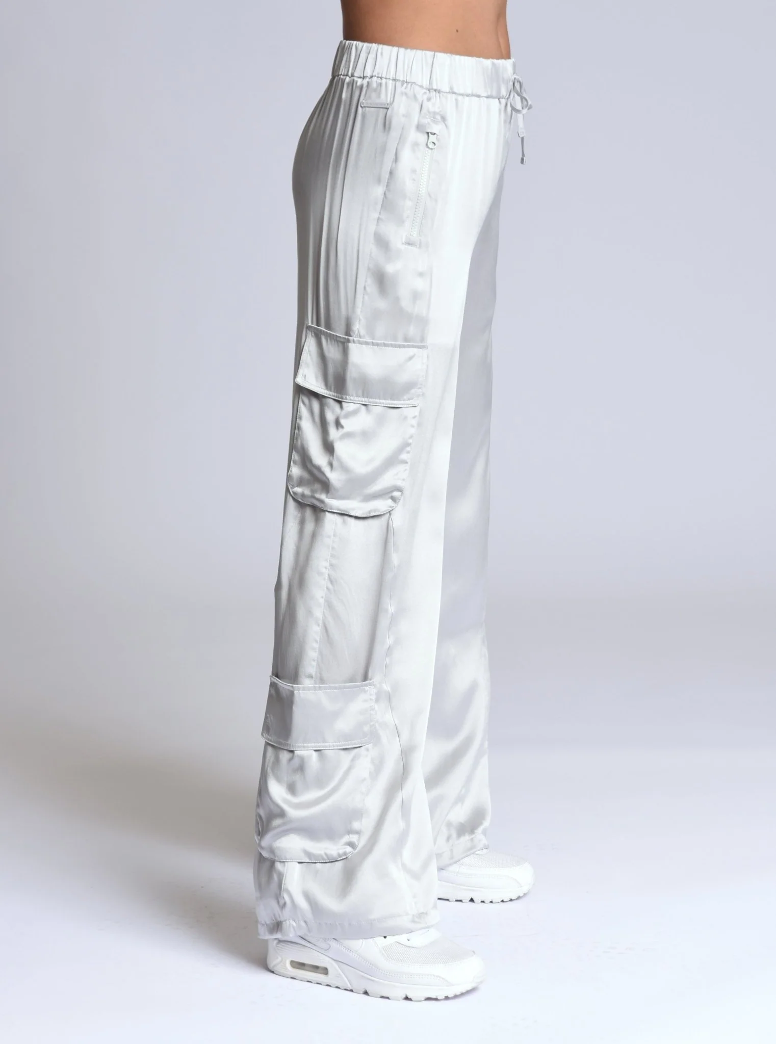 $25 Chelsea Silk Wide Leg Cargo Pant FINAL SALE - Image 14