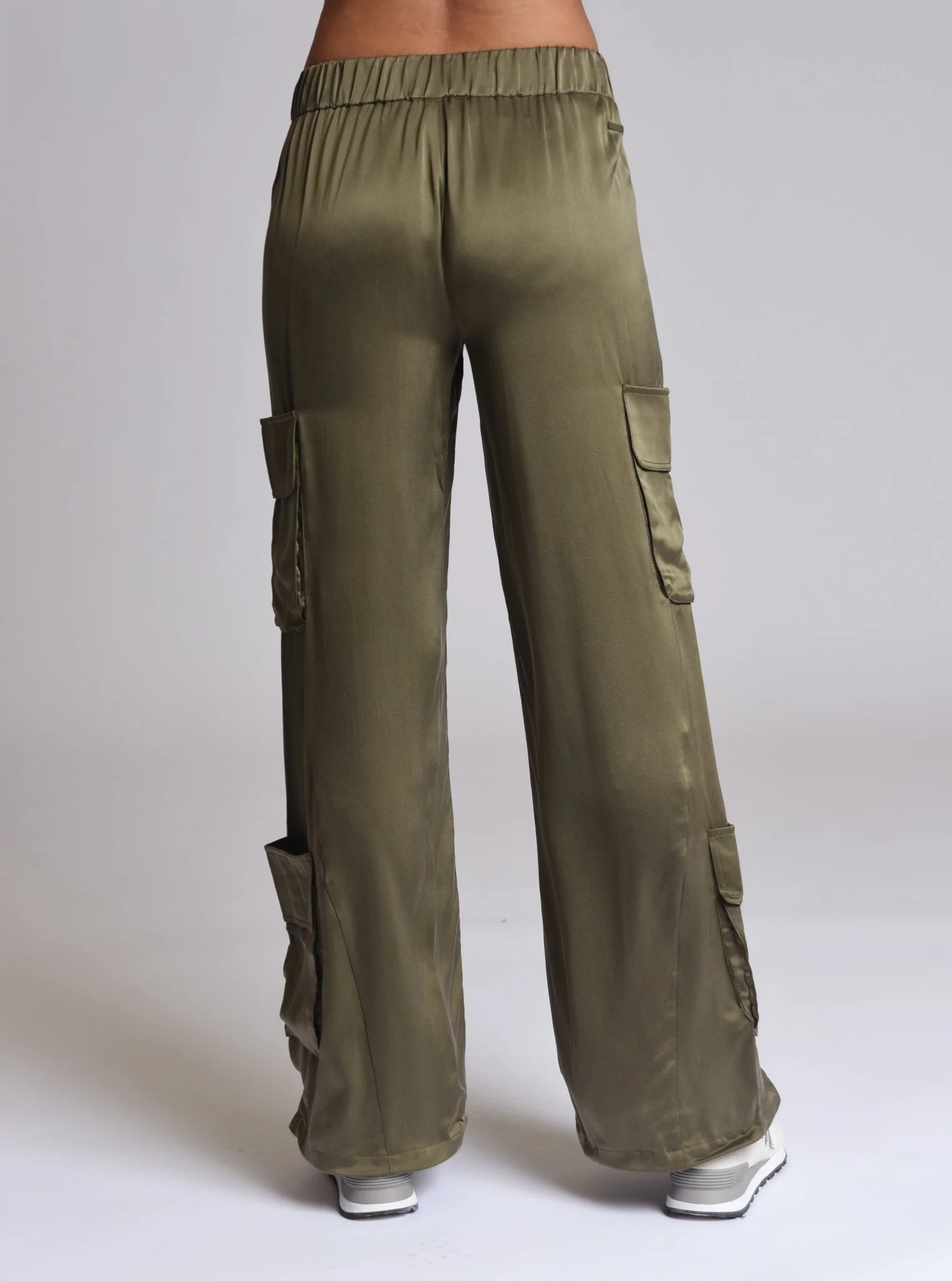 $25 Chelsea Silk Wide Leg Cargo Pant FINAL SALE - Image 17