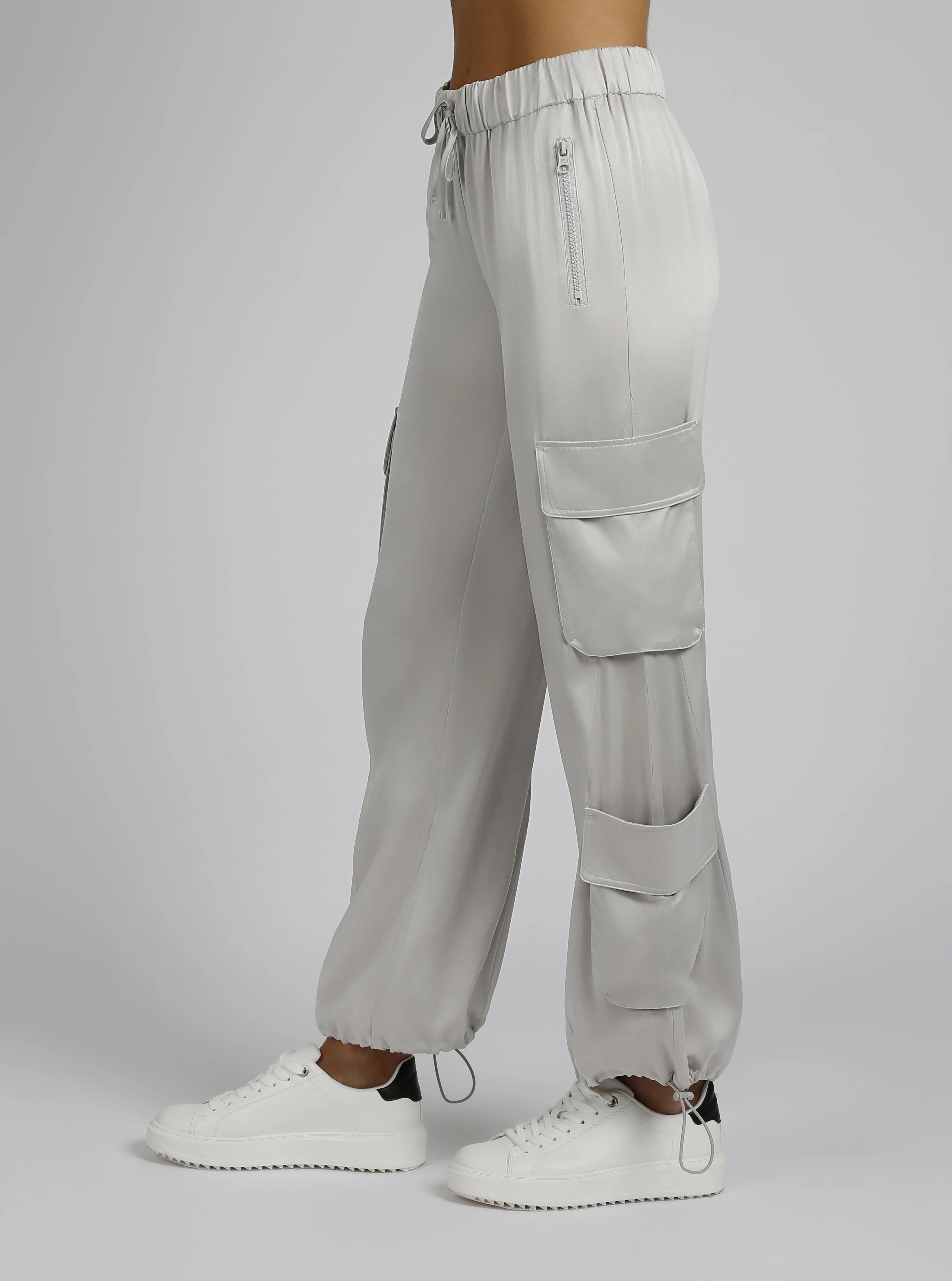 $25 Chelsea Silk Wide Leg Cargo Pant FINAL SALE - Image 8