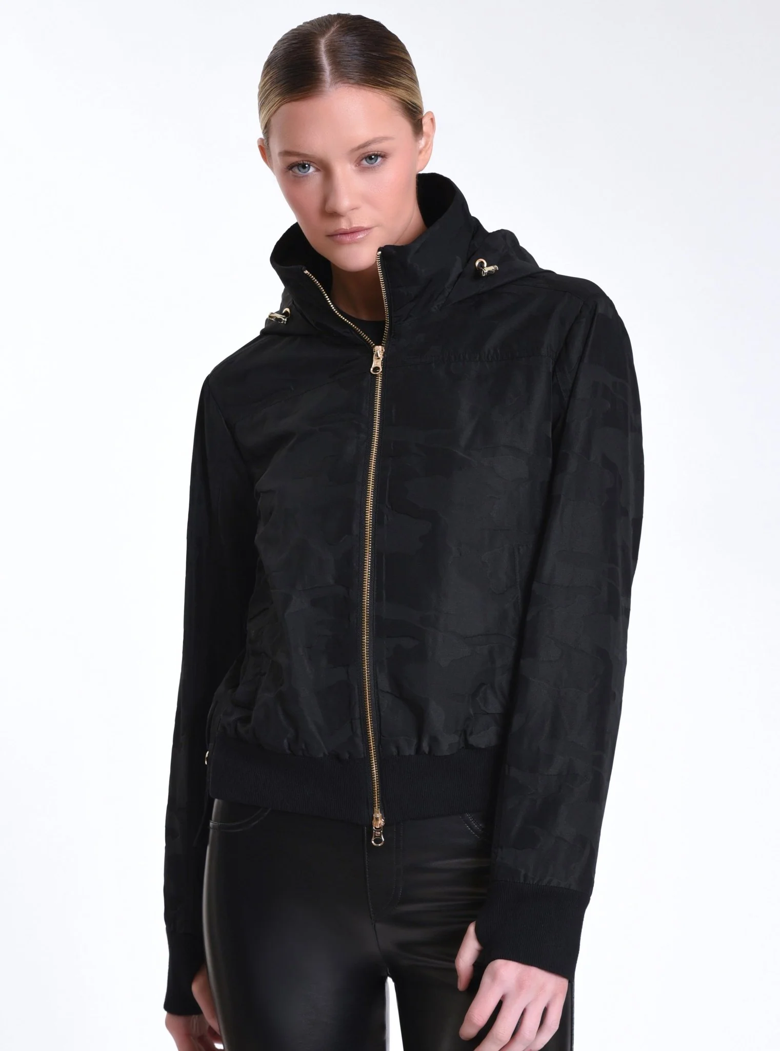 $49 Chocolate Violette Gold Camo Bomber - FINAL SALE - Image 3