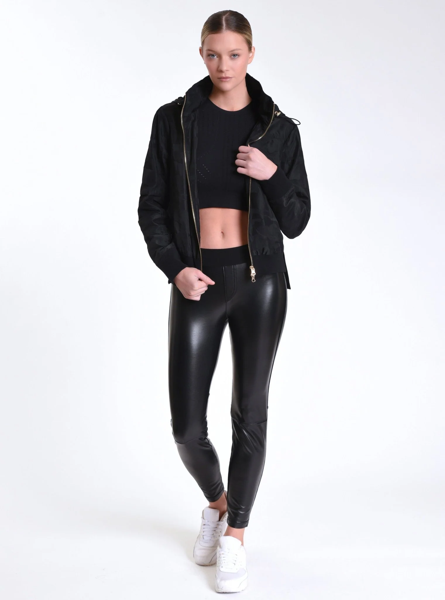 $49 Chocolate Violette Gold Camo Bomber - FINAL SALE - Image 5