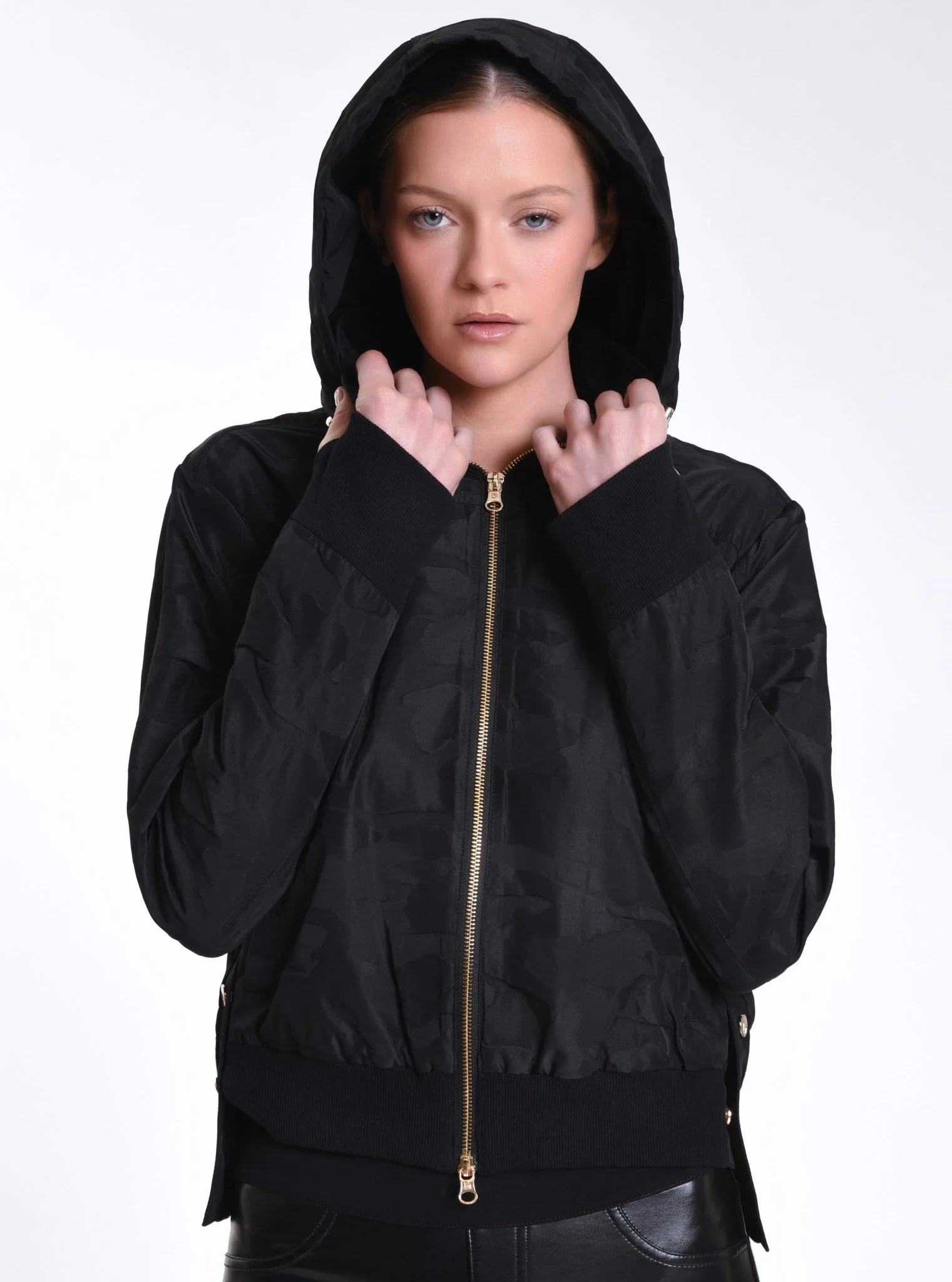 $49 Chocolate Violette Gold Camo Bomber - FINAL SALE - Image 7