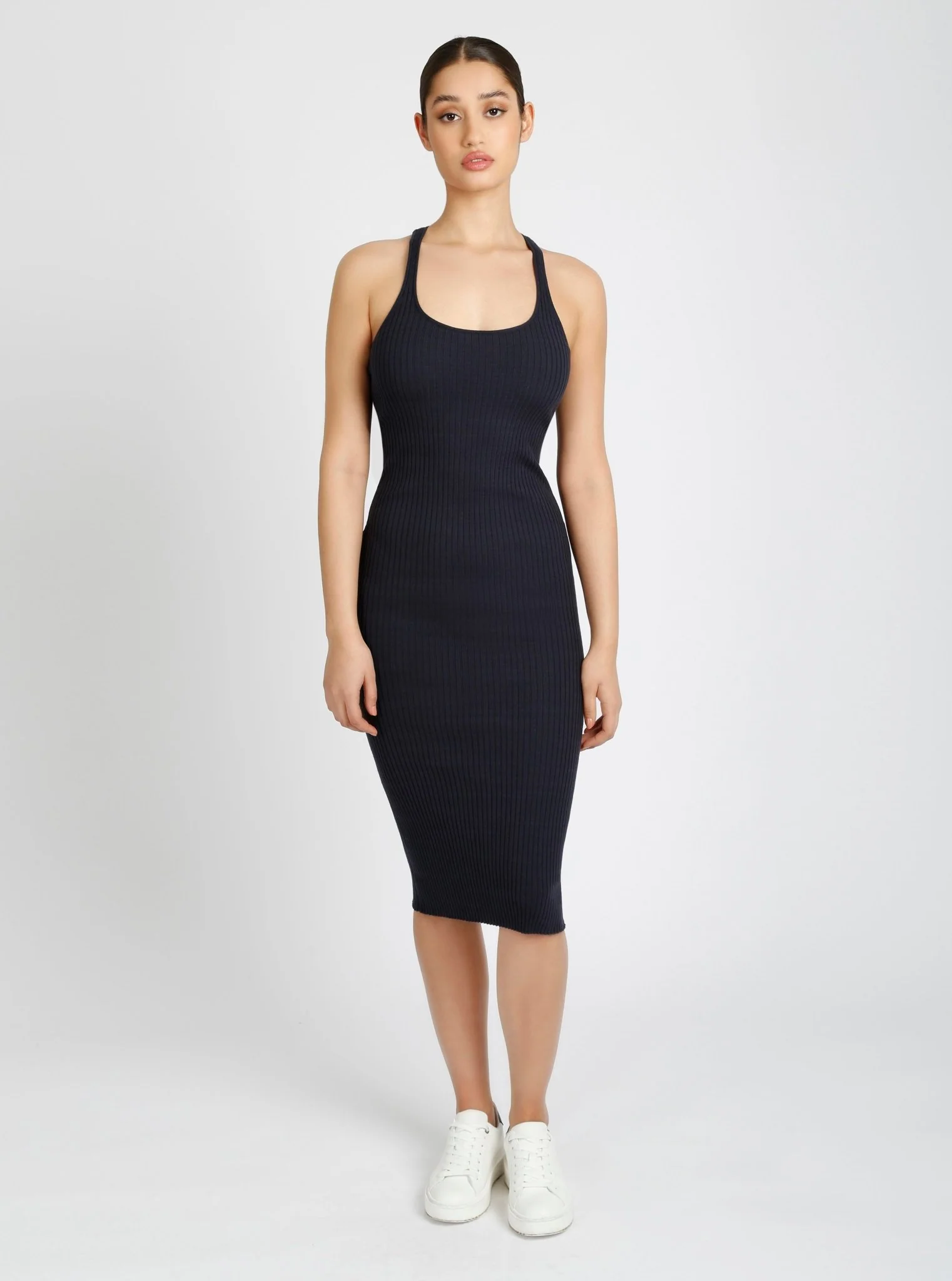 $49 Color Block Dress FINAL SALE Vapor Gray or Naval Blue - Image 14