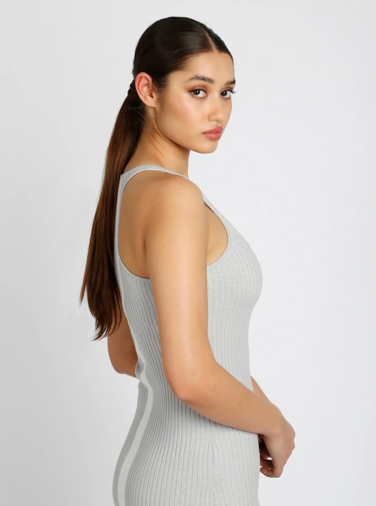 $49 Color Block Dress FINAL SALE Vapor Gray or Naval Blue - Image 7