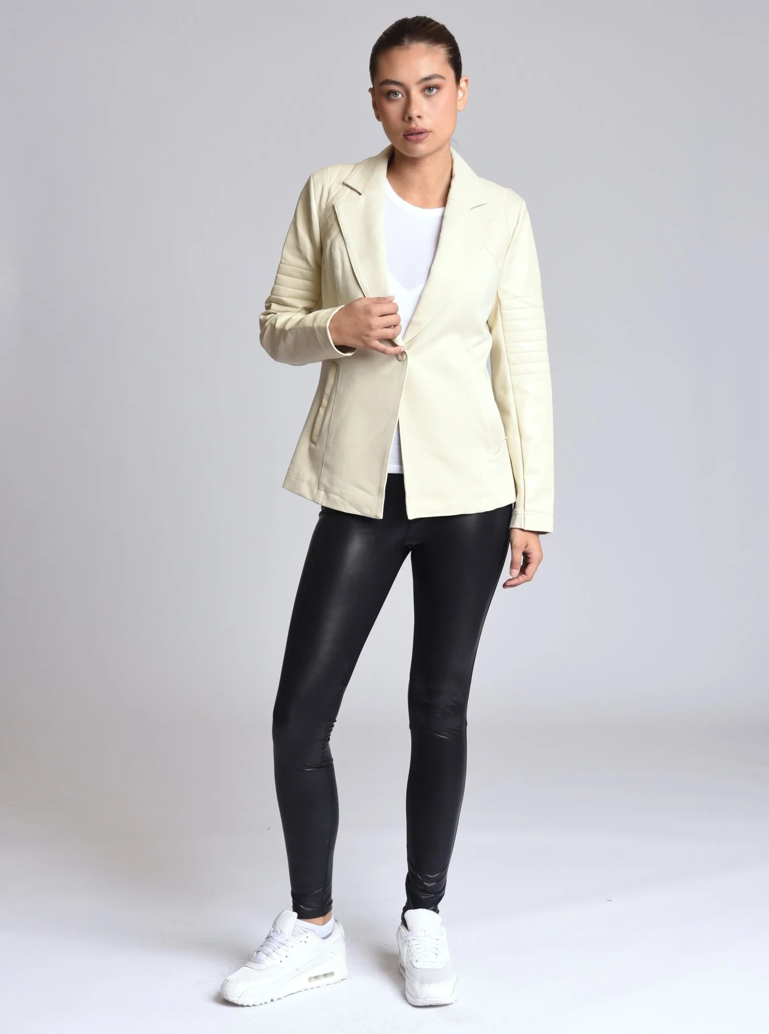 $49 Limitless Blazer - Chalk - FINAL SALE - Image 5