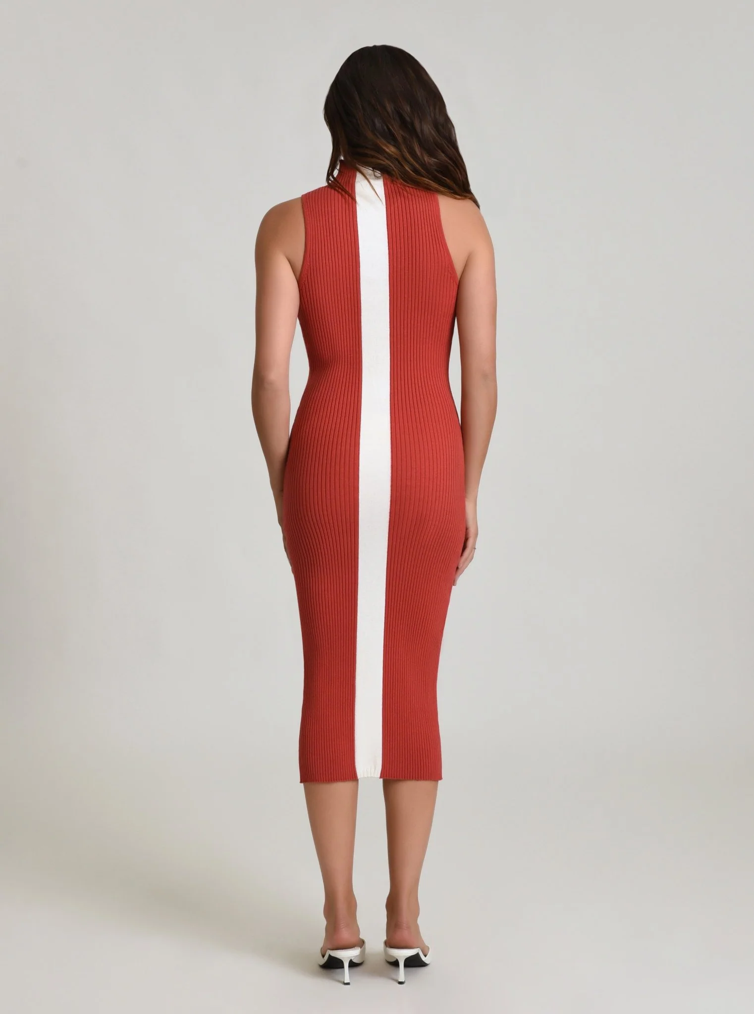 $49 Charlotte Mock Neck Tank Dress - Image 7