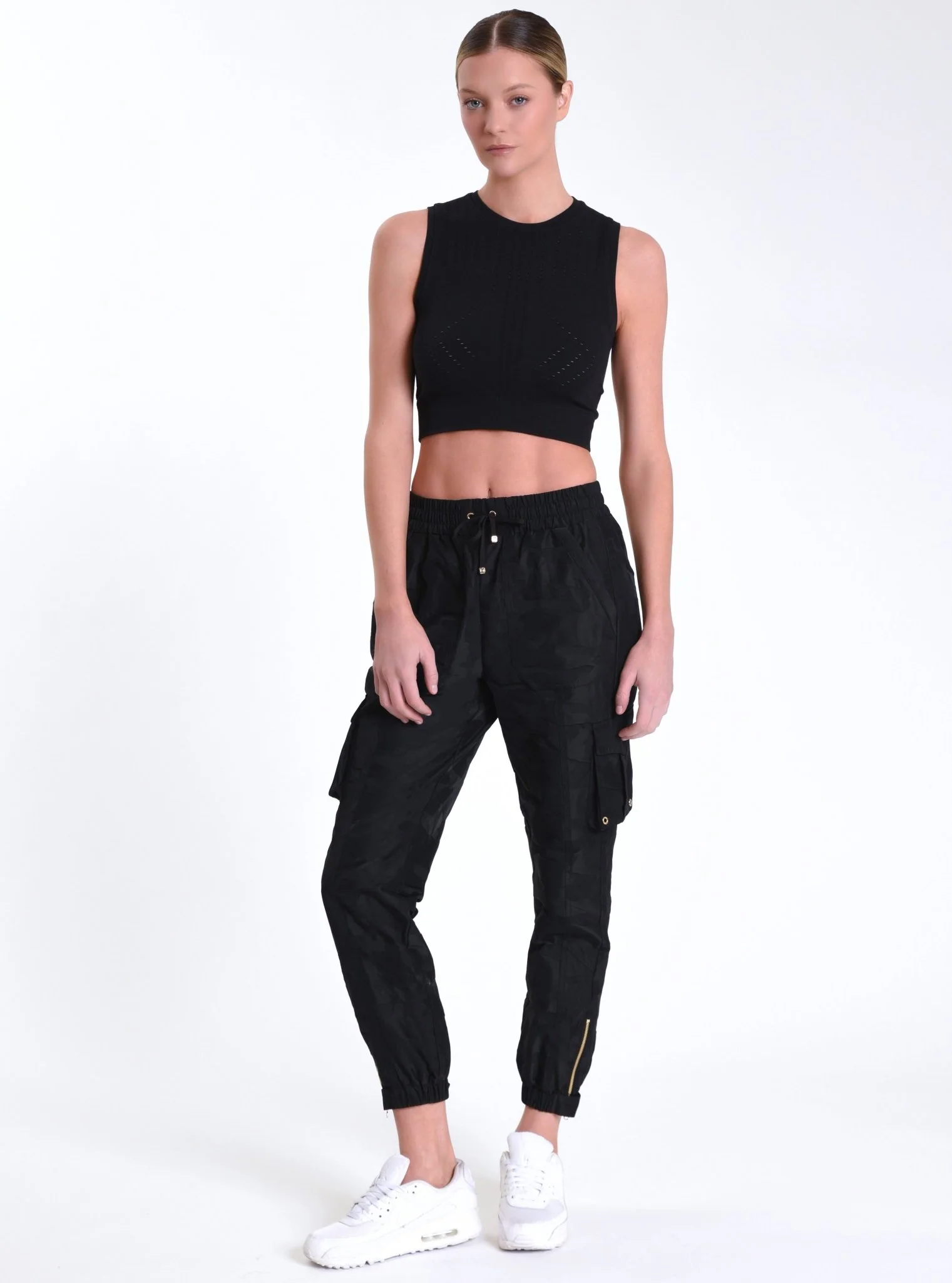 $79 New Camo Pant Gold Trims - Image 3