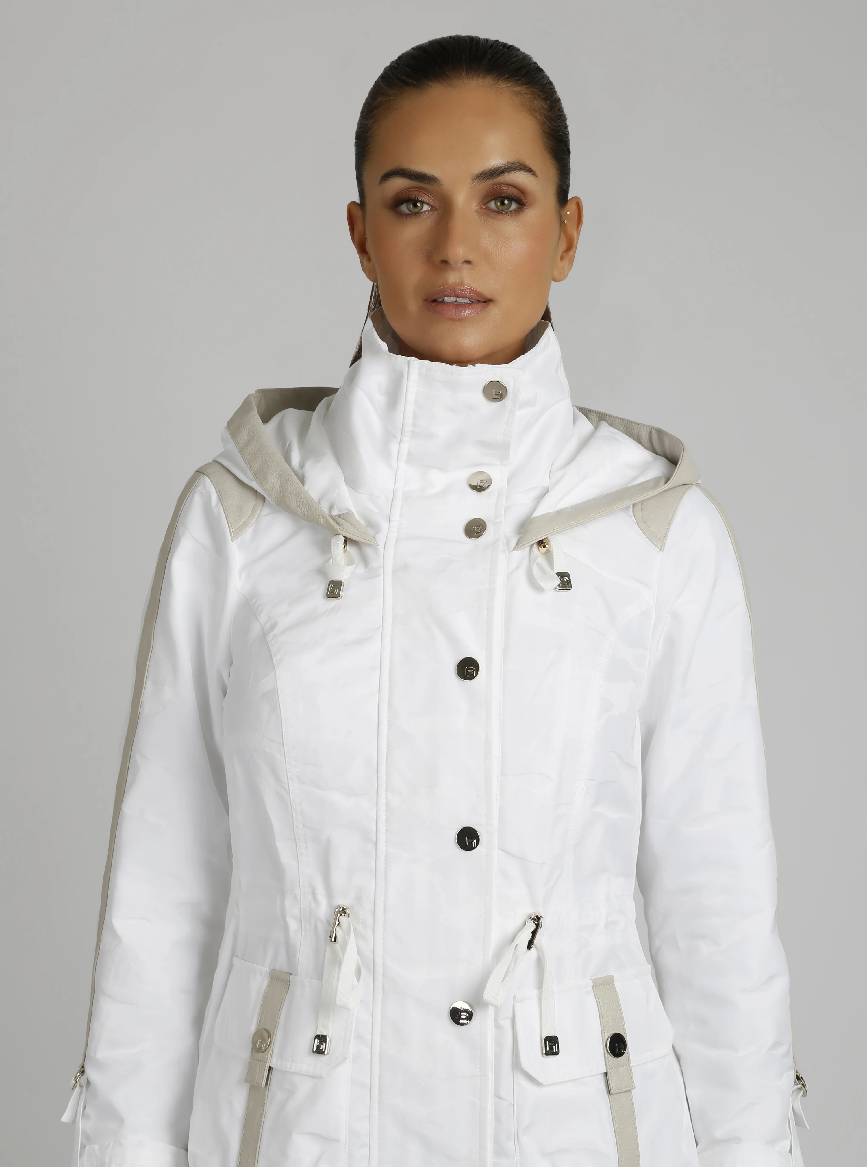 $99 Camo Sport Anorak Gold Trims - WHITE - FINAL SALE - Image 11