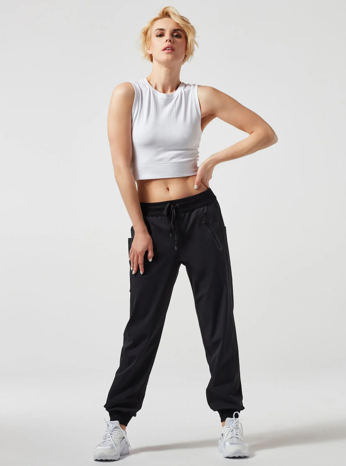 Infinity Compression  Crop Top - White - Image 12