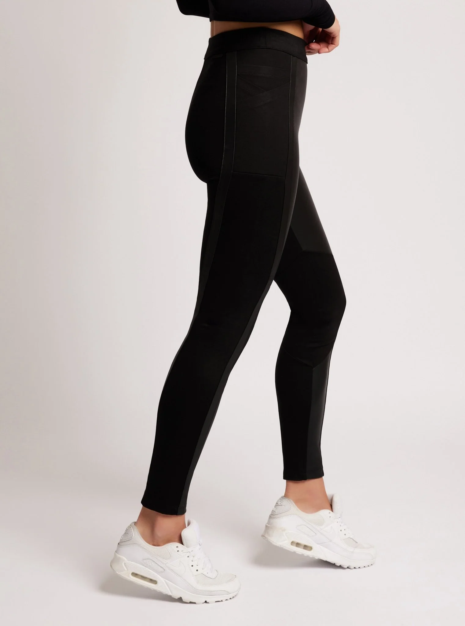 $99 Ponte Leather Legging Final Sale - Image 4