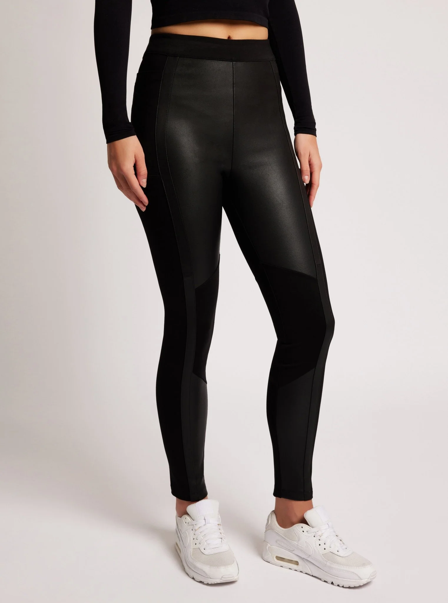 $99 Ponte Leather Legging Final Sale - Image 6